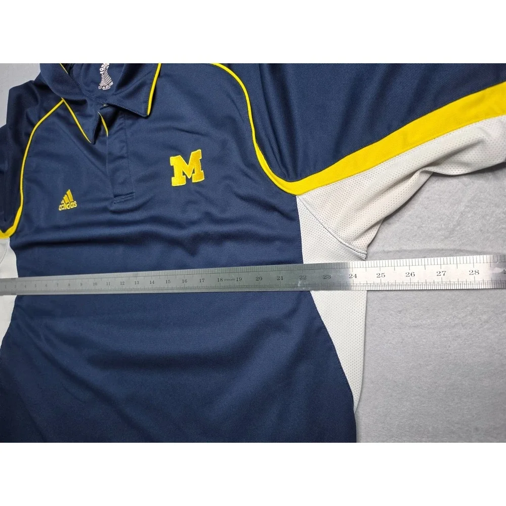 Adidas ClimaCool Michigan Wolverines Football Shirt Men's XL Blue Performance